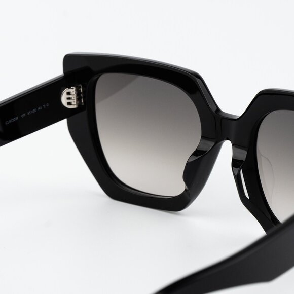 Celine TRIOMPHE Women Sunglasses Black Brown Gradient Butterfly CL40239F 01F - Picture 7 of 15